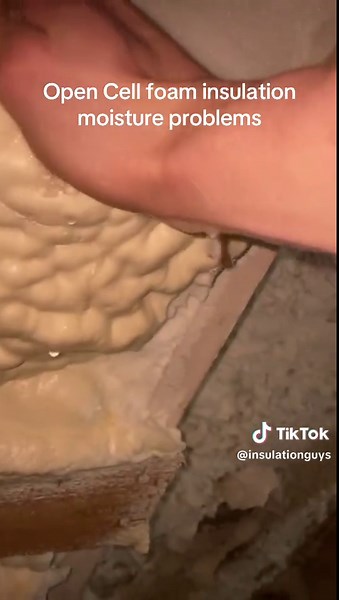 Open Cell Foam Insulation Removal for Moisture Issues