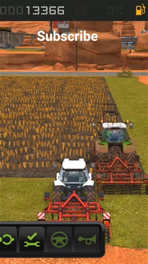 cultivating 🚜#shorts# hack # farming simulator 18 #viral shorts #gaming #games #