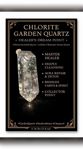 A healer’s dream, crystallized!!!#AuraCleanse#HealersStone#HealerGrade#LelasGemStoneZ#chloritequartz
