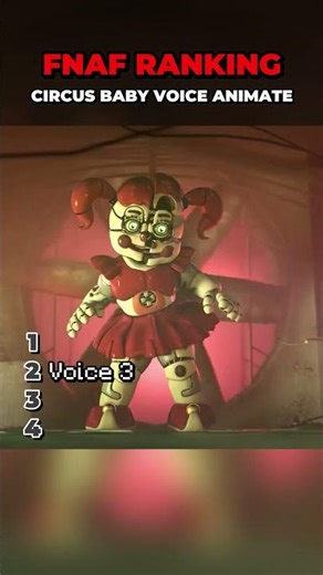 FNAF RANKING CIRCUS BABY VOICE ANIMATE!! #fnaf #ranking #horrorgame