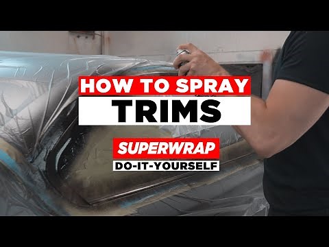 Superwrap DIY | How To Spray Trims