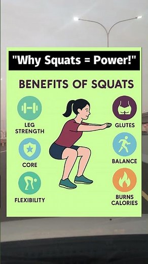 🔥 Benefits of Squats | Build Strength, Burn Fat & Transform Your Body
