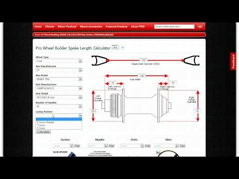 Prowheelbuilder Spoke Calculator Tutorial