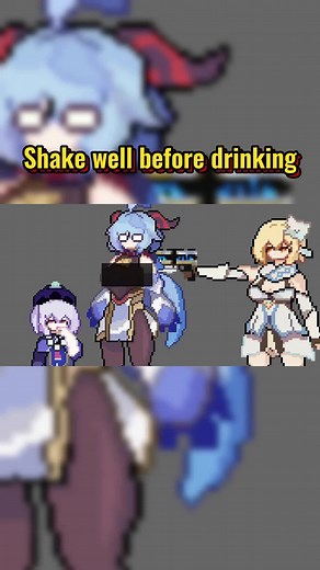 Shake well before drinking #genshinimpact #genshin #hoyoverse #mihoyo #fyp #fypage #fypシ #edit #genshinedit #cute #kawaii #fanart #anime #handwriting #game #gaming #ganyu #ganyugenshinimpact #qiqi #qiqigenshinimpact #lumine #luminegenshinimpact cr.蓬莱沙耶