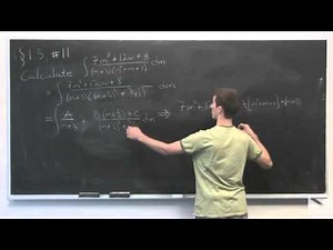 Integral Calculus: ch1.3 #11