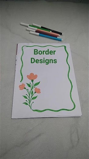 5 Border Designs/Assignment Designs/Project Designs#artshorts #youtubeshorts #creativeshorts