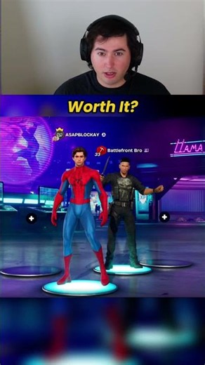 NEW SPIDER-MAN and PUNISHER FORTNITE SKINS 🔥 #fortnite #spiderman #punisher #brandnewday