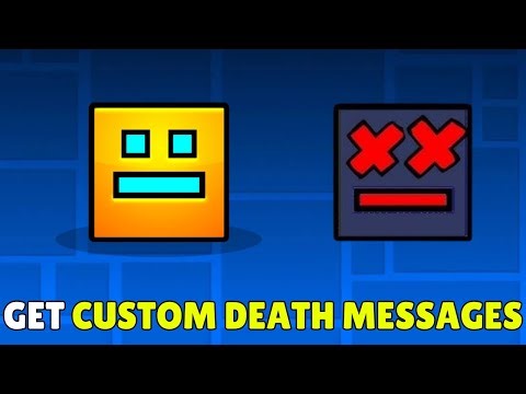 How To Get Custom Death Messages In Geometry Dash 2.2 (2026) - Make Text Appear When You Die In GD