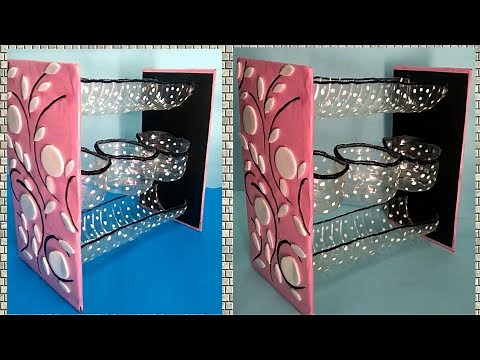 DIY II Plastic bottle multipurpose rack II Best from waste