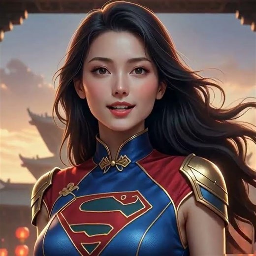 Japanese SuperGirl | 195 countries as superheroes