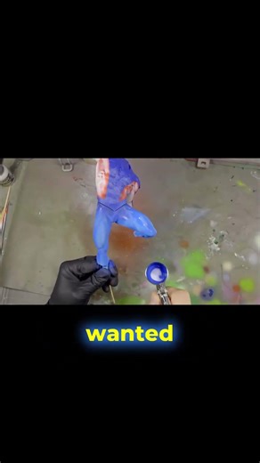 The quest for the ULTIMATE Spider-Man Blue! 🕷️🔵 See the exact paint and technique that nails th...