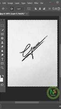 How to Remove transparent signature from image in photoshop #viral #mockup