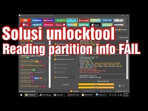 Solusi Error Unlocktool " Reading Partition Info... FAIL " Sangat Mudah Ternyata !!!