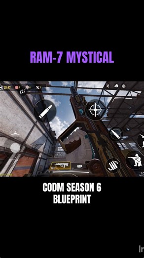 Ram 7 mystical blueprint from ranked awards! // #codm #codmobile #callofduty #cod #gaming