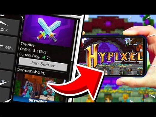 Hypixel Skyblock server for MCPE (Minecraft Bedrock Edition)