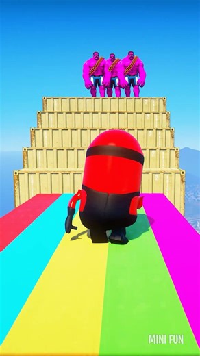 GTA 5 Epic Water Ragdolls Spiderman vs PINK HULK Jumps/Fails Ep.591 #shorts