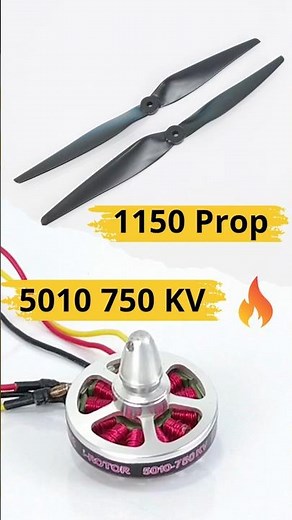 Massive Thrust Test! 1150 Prop + 750KV Brushless 🔥