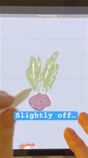 Using the Grid for Pattern Placement (Procreate)