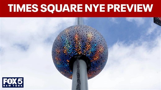 2026 New York City ball drop preview from Times Square