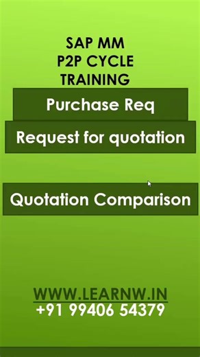 sap mm p2p cycle | sap mm implementation training