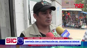 #SIC INFORMA LA UNIDAD DE PREVENCION DE VECTORES CONTINUA CON LA DESTRUCCION DE CRIADEROS DEL MOSQUITO DE DENGUE | Radio Televisión Caranavi | Facebook