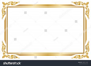 Decorative Frame Border Design Greeting Card Stock Vector (Royalty Free) 1062511403 | Shutterstock