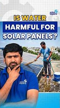 How To Clean Solar Panels? - Water vs Soap vs Chemical #shorts