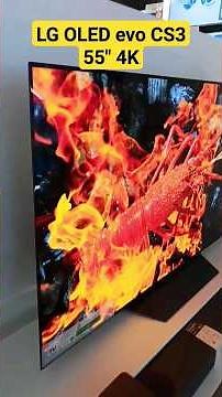 LG OLED evo CS3 55" 4K Smart TV 2023! Super thin..😱😱🔥💯
