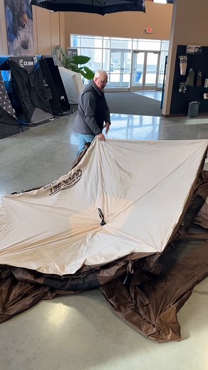 Here’s Thayne Jensen from Clam Outdoors with the brand new 2025 “Adventure” tent with built-in side wind/privacy panels! ✅ 9 feet wide ✅ 35 pounds ✅ Center Height: 82” 🛒 MSRP $269 USD Tap the link in the comments here for more information. | Quick-Set