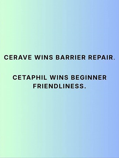 I compared CeraVe and Cetaphil using data so you don't have to