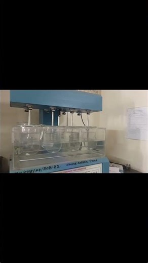 #dissolution rate test apparatus working 🧑‍🔬#chemistry😃🧪 #youtubeshorts