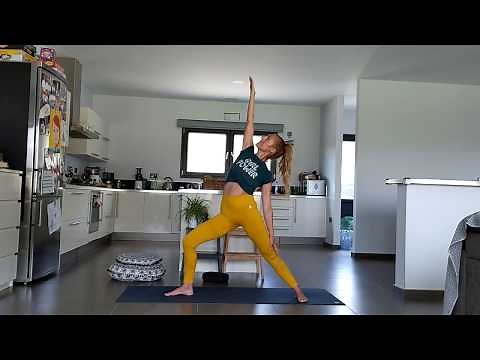10 min yoga sekvens for begrænset bevægelse / yoga for ældre voksne. DANSK