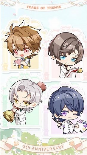 ‪@Tearsofthemis_en‬ Tears of Themis X Facemoji Collaborative Input Keyboard