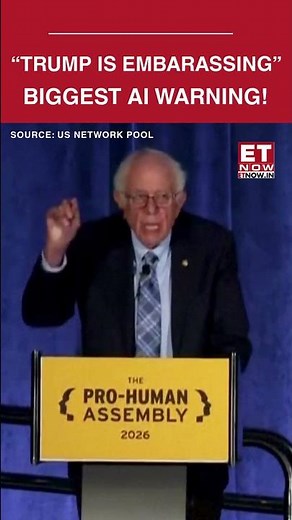 AI BIGGEST warning! 'Ignorance Is Embarrassing' Bernie Sanders Takes Aim At Trump Over AI #shorts