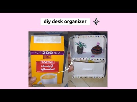 😍Easy way to make diy organizer box✅ /waste box and cardboard organizer #viralvideo #subscribe
