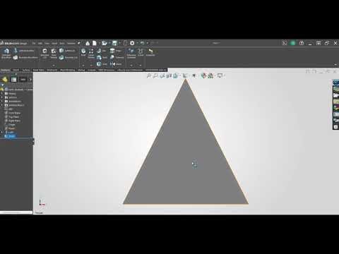 Solidworks: Shelled Out Tent With Curved Edges