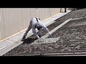 スレート大波 道板取付
