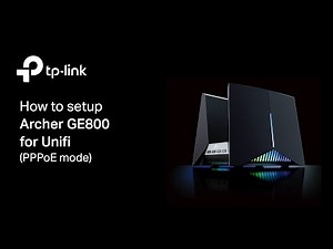 How to Setup TP-Link Archer GE800 for Unifi - PPPoE Mode with Tether App
