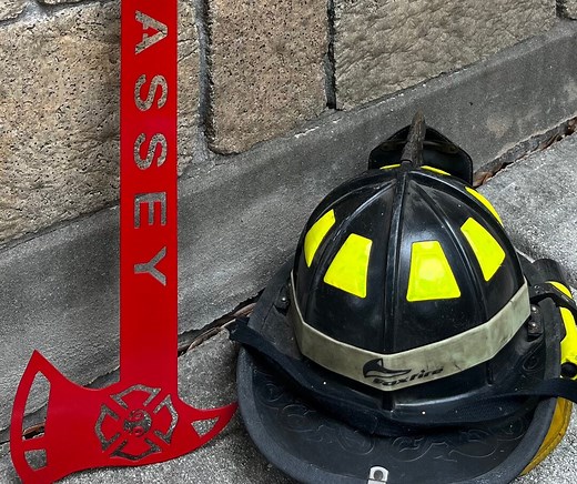 Firefighter Axe, Custom Fireman's Axe With Personalized Name, Firefighter Gift - Etsy