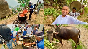 200 KG Buffalo Meat Cooking in Nepal Village | Mubashir Saddique | Village Food Secrets | Village Food Secrets
