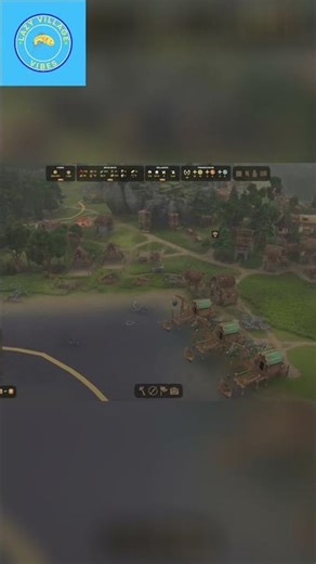 Medieval Village Warehouse: Watch the Construction Progress! #shorts