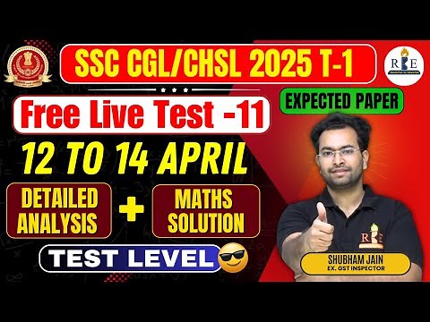 RBE Free Live Mock 11 Analysis and maths solution🤝| Are your ready for difficult paper?