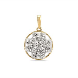 Cullinan Diamond Pendant in 9K Gold 0.21ct