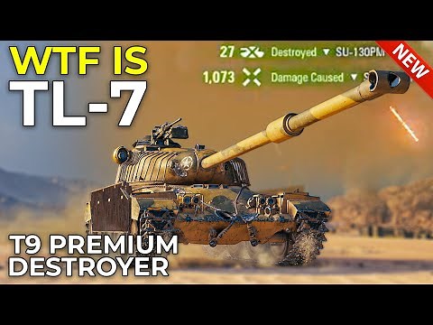 1,440 Clip Damage Premium Destroyer TL-7 | World of Tanks TL-7 Gameplay
