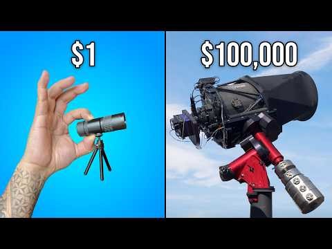 $1 vs $100,000 Telescope for Space Photography