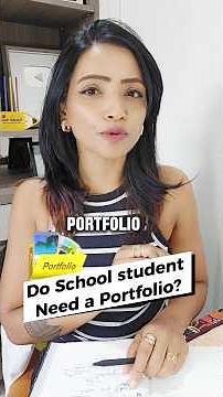 How To Make Portfolio as a School Student #mediamentor