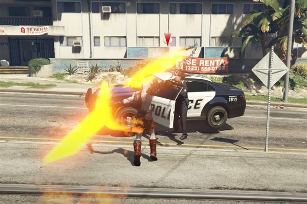 Grand Theft Auto 5 God of War Mod Looks Crazy