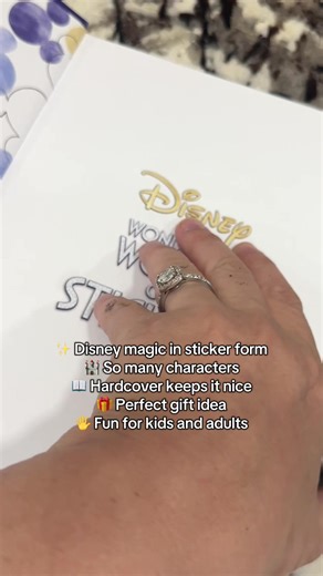I grabbed this as a gift because you can never go wrong with Disney. It’s packed with beautiful stickers, feels really high quality with the hardcover, and is one of those gifts that brings instant joy the moment it’s opened. Perfect for kids, Disney adults, scrapbooks, planners — honestly just pure nostalgia and fun. #JumpstartSale2026 #DisneyLovers #GiftIdeas #KidsActivities #CreativePlay