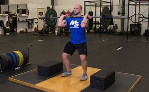 Power Clean from Blocks