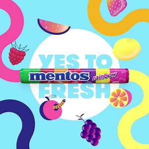 Say YES to adding some color to your afternoon with our rainbow chewy roll. Which is your favorite flavor? 🌈 #mentoschewy #rainbow #fruitrainbow #yestofresh | Mentos
